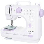 Machine � coudre bras libre sew - 121820 blanc, lilas - emerio