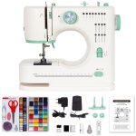 Machine � coudre �lectrique, machine � coudre d�butant avec 16 programmes de couture, double aiguille ...