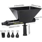 Machine � coulis de ciment, portable pulv�risateur de mortier jointoyeuse pistolet � calfeutrer �lectrique ...