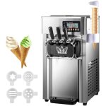 Machine � cr�me glac�e verticale sorbeti�re � glace 3 saveurs 16 - 18 l / h