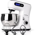 Machine de cuisine premium avec affichage lectronique batteur multifonction avec bol en acier inoxydable ...