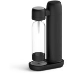 Machine � eau gazeuse avec pet bouteille 1l sans bpa noir, auto - d�charge de pression ouverture silencieuse, ...