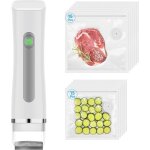 Machine  emballer sous vide pour aliments avec 30 sacs sous vide rutilisables, usb de type c, appareil ...