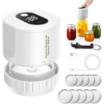 Machine � emballer sous vide pour bocaux mason, kit de mise sous vide �lectrique pour le stockage et ...