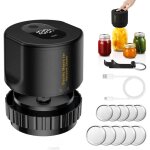 Machine � emballer sous vide pour bocaux mason, kit de mise sous vide �lectrique pour le stockage et ...
