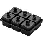 Machine � gla�ons pratique � 6 cavit�s avec d�tails grav�s pour les barmen et les artistes