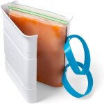 Machine � gla�ons pour cong�lation, 6 tasses, sacs de cong�lation pour soupes et restes