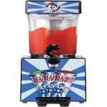 Machine � granit� - slush puppie - 1l - noir - fabrication rapide en 20 min - sirops en option