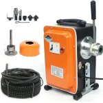 Machine de nettoyage de tuyaux tuyau d'�gout d�broussailleur diam�tre 20 mm - 150 mm 750w pour le nettoyage ...
