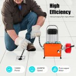 Machine de nettoyage de tuyau �lectrique 1000w, unit� de nettoyage de tuyau en spirale de 12 m�tres de ...