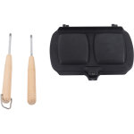 Machine � panini � frire double face, proc�d� en alliage d'aluminium, chauff� uniform�ment, faire rapidement ...