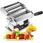 Machine � p�tes, fra�ches manuelle 7 �chelles, 403 en acier inoxydable pour tagliolini fettucine lasagnes ...