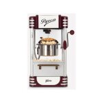 Machine a pop - corn - appareil electrique hkoenig - pop330 - design retro - capacit� 50g - lumiere int�rieure ...
