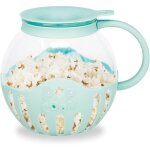 Machine  pop - corn en verre borosilicate 2, 13 l pour micro - ondes sans produits chimiques cuisson ...