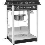 Machine � popcorn appareil pop corn professionnel style r�tro noire 1500w neuf