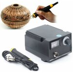 Senderpick ? machine � pyrographie portable 220 v ? 23 embouts pour bois, cuir et citrouille ? r�glage ...