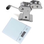 Machine � ravioli et spaghetti livoo men41 avec balance de cuisine adler ad - 3138 capacit� 5 kg, �cran ...
