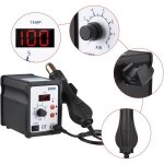 Machine de soudage � chaud, outil de dessoudage, affichage num�rique 100 - 450 ?, 8 vitesses r�glables ...