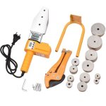 Machine de soudage de tuyaux en plastique, soudeuse par fusion � prise num�rique r�glable 0 - 320?, avec ...