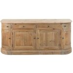 Made in meubles - buffet en bois recycl 180 cm garance