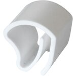 Lot de 3 de fixations sans percer  serrer pour store vnitien sur fentre alu - blanc