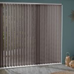 Madecostore - lot de 5 lamelles verticales 89mm unies pour store californien - chocolat - l8, 9 x h280cm ...
