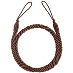 Embrasse rideau corde torsadée chocolat maisons du monde 88cm Embrasse rideau corde torsadée chocolat maisons du monde 88cm