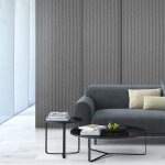 Madecostore - panneau japonais tamisant gold jacquard 50cm