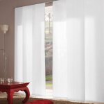 Panneau japonais tamisant mesh - blanc - l50 x h250cm