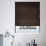Store bateau tamisant - chocolat - l140 x h180cm