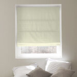 Store bateau tamisant uni - ecru - l120 x h175cm