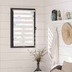 Madecostore - store enrouleur jour nuit chic automatique - blanc - l41 x h160cm