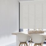 Madecostore - store enrouleur tamisant motif tokyo - gamme must - blanc - l64 x h250cm
