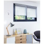 Madecostore - store v�nitien aluminium 25mm - blanc - l150 x h175cm - blanc