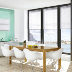 Madecostore - store v�nitien aluminium 25mm h250cm - blanc - l150 x h250cm