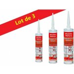 Lot de mastic colle polyurthane blanc grande lasticit, collage matriaux btiment, intrieur & extrieur ...