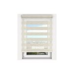 Madeinnature - store enrouleur jour - nuit, fixation sans per�age dimensions et couleurs au choix - beige ...