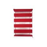 Madeinnature - store enrouleur jour - nuit, fixation sans perage dimensions et couleurs au choix - rouge ...