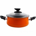 Magefesa valencia cocotte en acier �maill� avec couvercle en verre 1601114657