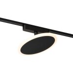 Magnetic puk - led systme de rail spot luminaire plafond, plafonnier compatible pour led - 1 lumire ...