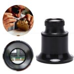 Magnifier grande loupe de lecture 20x lunettes loup eclairante frontale pour malvoyant, lentille loupes ...