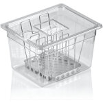 Mahlzeit set sous vide, bac gn, couvercle et support support professionnel r�glable pour cuisson