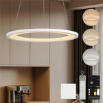 Mai & mai lustre suspension plafonnier led triple commande c�ble r�glable lampe de nuit pour salle � ...