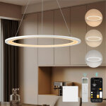 Mai & mai lustre suspension plafonnier led triple commande c�ble r�glable lampe de nuit pour salle � ...