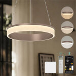 Mai & mai lustre suspension plafonnier led triple commande c�ble r�glable lampe de nuit pour salle � ...
