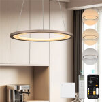 Mai & mai lustre suspension plafonnier led triple commande c�ble r�glable lampe de nuit pour salle � ...