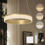 Mai & mai lustre suspension plafonnier led triple commande c�ble r�glable lampe de nuit pour salle � ...