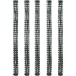 Mailles de cl�ture de jardin - portail de grillage de jardin 5 pcs pehd 1x1, 2 m vert