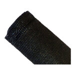 Maillestore - brise - vue 90% - noir - 185gr / m� - boutonni�res noir 1. 2m x 10m