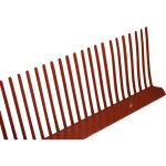 Maillestore - peigne anti - moineaux en pvc (10ml) 80mm rouge